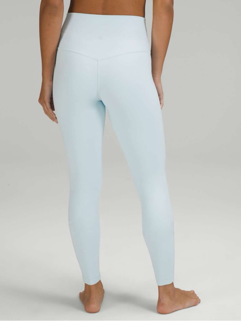Lululemon size 6 High-Waisted Light Blue Performance Leggings